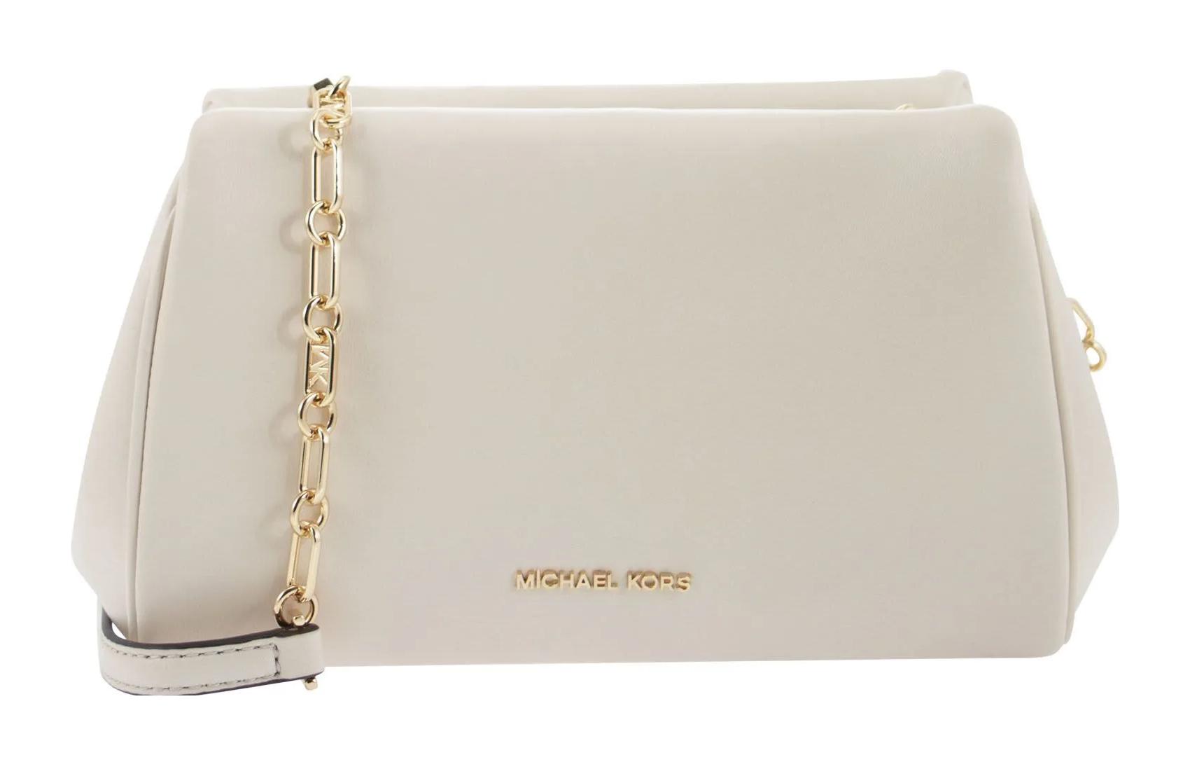

MICHAEL KORS Сумка через плечо Belle Leather, женская, кремового цвета