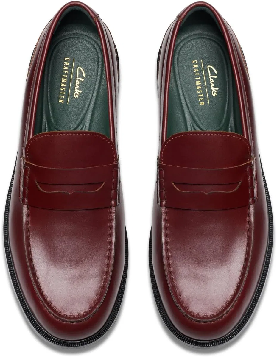 Туфли Clarks Originals Unisex Craftjames Lo Shoe, Wine Leather