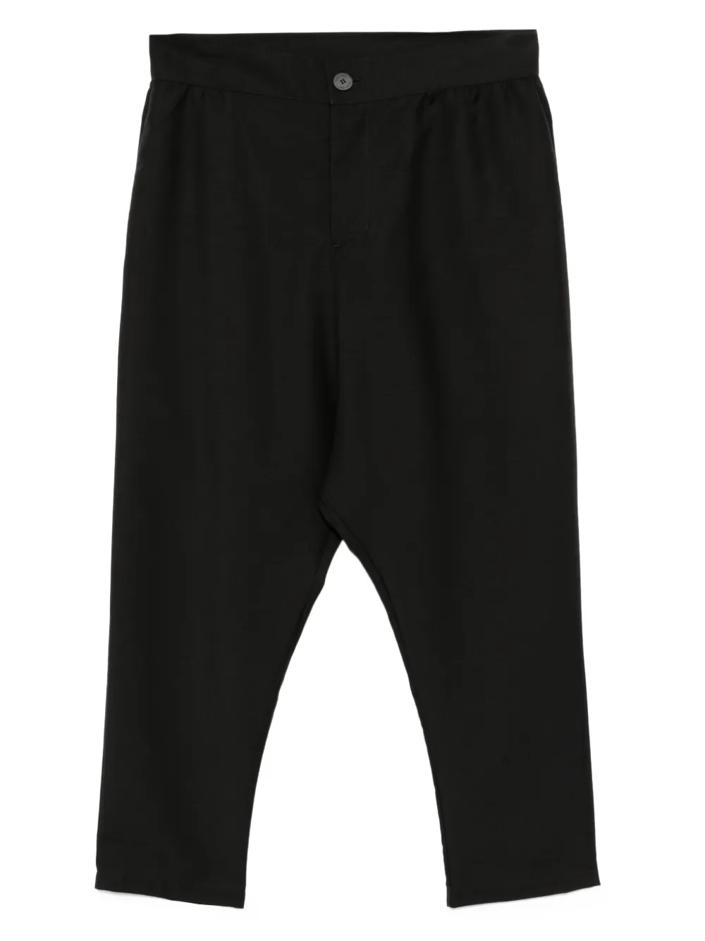 

Брюки из смесовой шерсти Tessitura Body Couture, черный