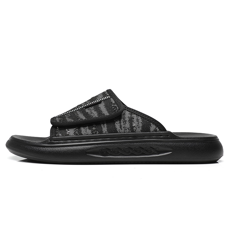 

QIE Сандалии-слайдеры мужские, черные, нескользящие, устойчивые к запахам и истиранию