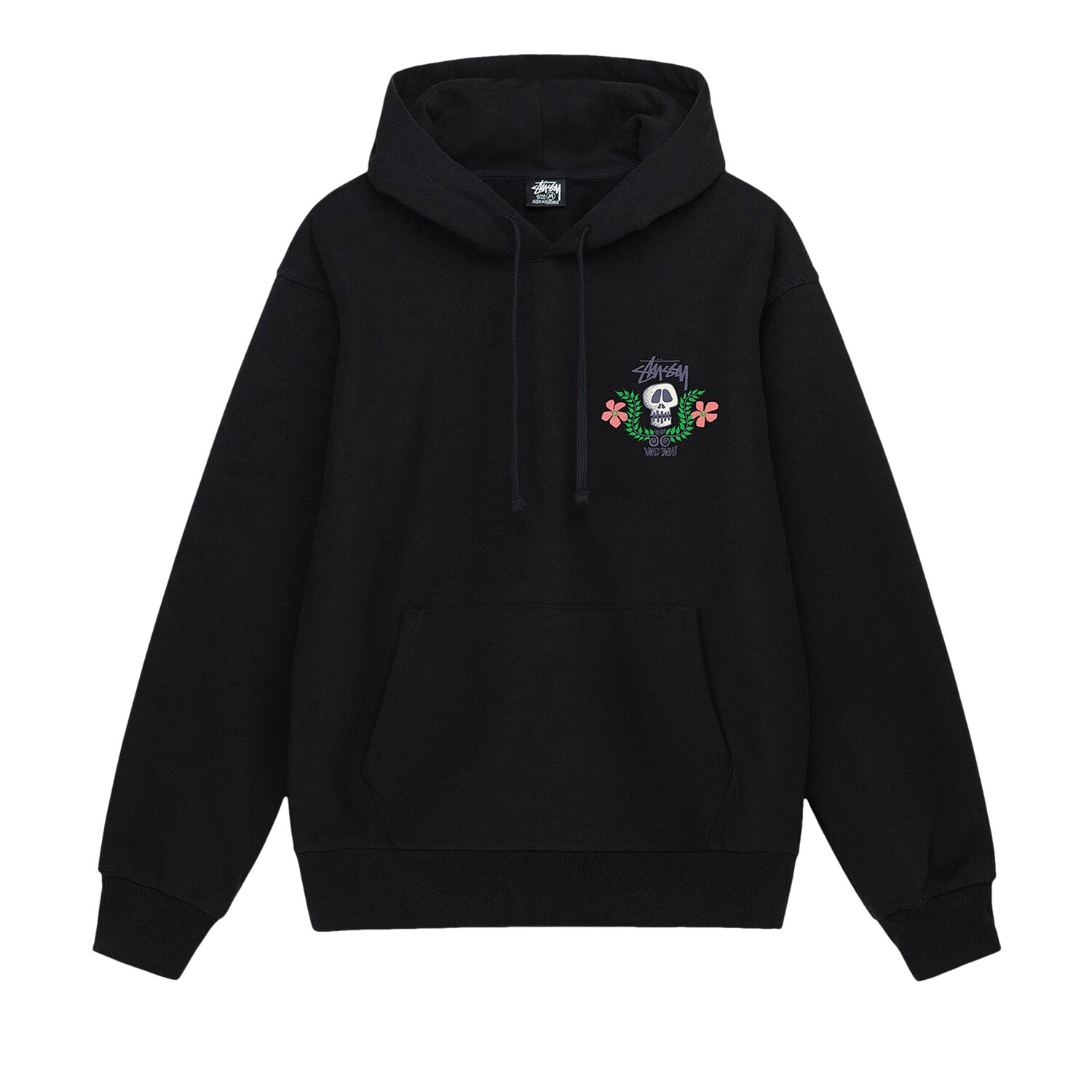 

Толстовка Stussy Skull Crest, черная, Черный, Толстовка Stussy Skull Crest, черная