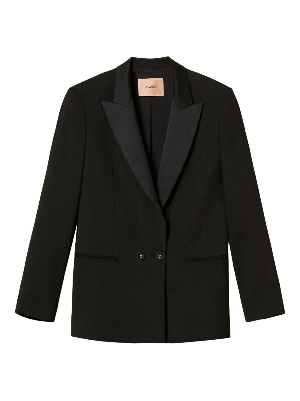 

Двубортный блейзер Twinset, черный