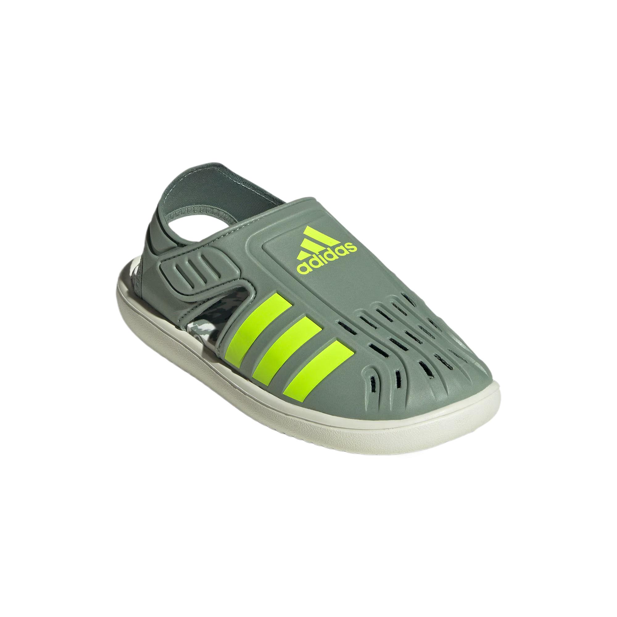 Детские сандалии Water Sandal Low Top для детей от 3 до 7 лет Adidas, зеленый — фото 4
