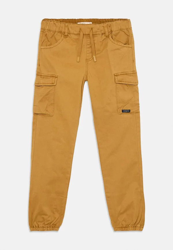 Широкие брюки-карго nmmben Name It, Dull Gold Coloured