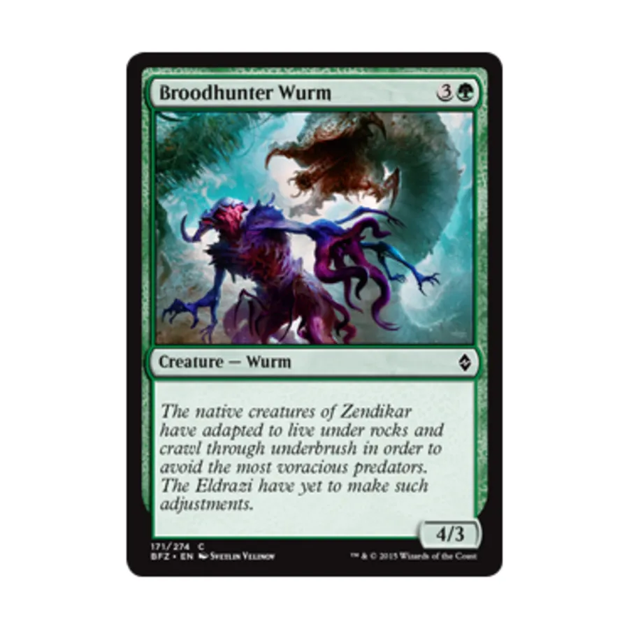 

CCG Червь-охотник (C) (фольга), MTG - Battle for Zendikar