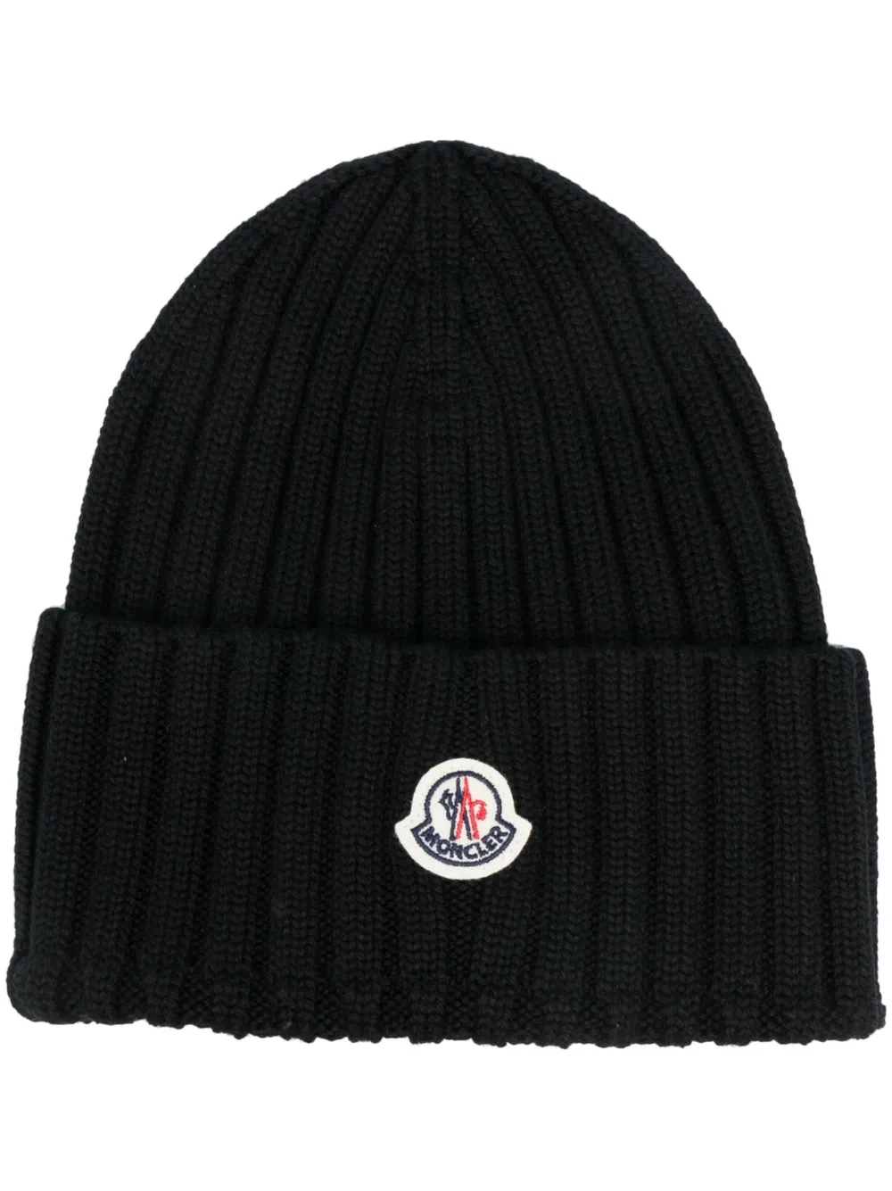

Шапка бини из вирджинской шерсти MONCLER, черный