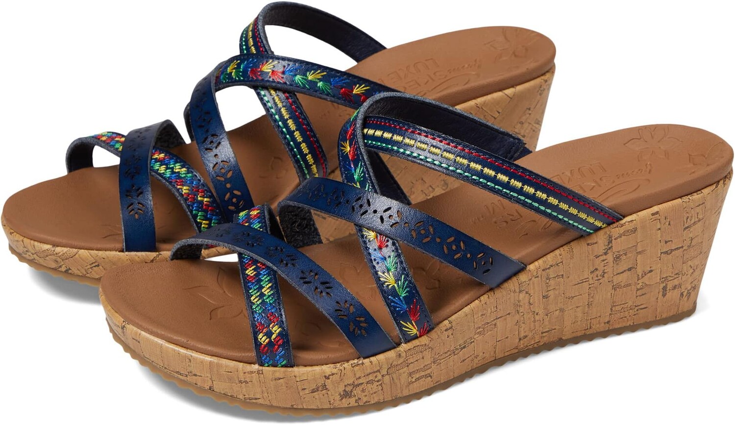 

Сандалии SKECHERS Beverlee - Tiger Posse, цвет Navy Multi