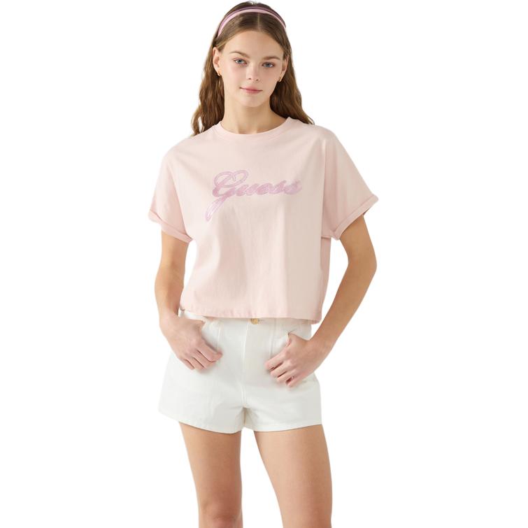 

Футболка Women's Crew Neck Moderate Others GUESS, s61w-розовый