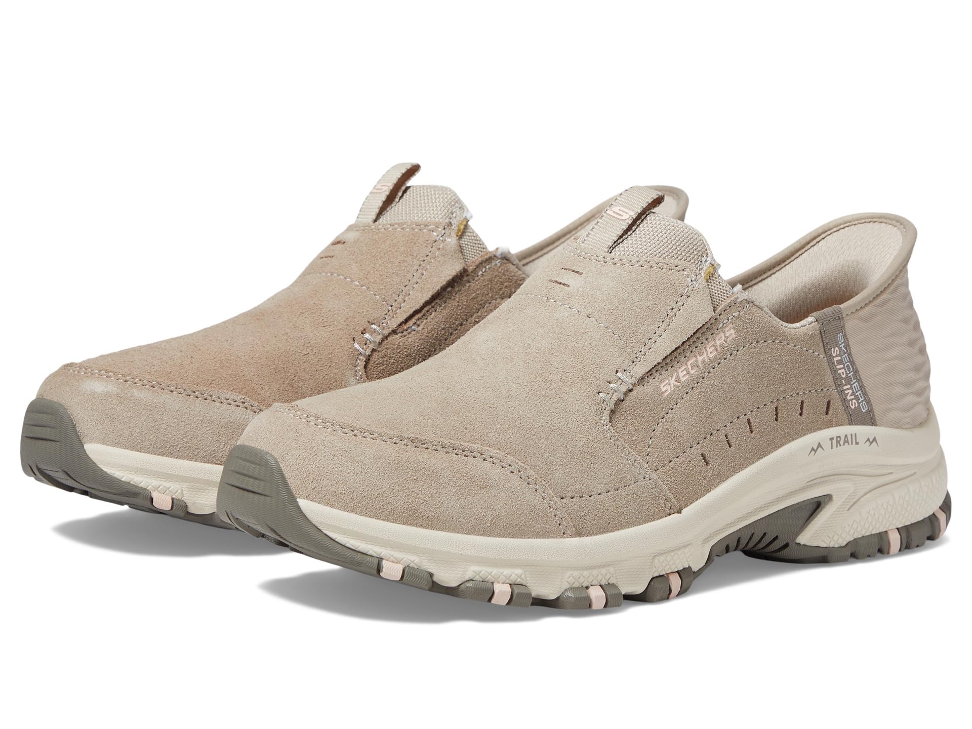Кроссовки SKECHERS Hillcrest - Sunapee Hands Free Slip-Ins, серо-коричневый