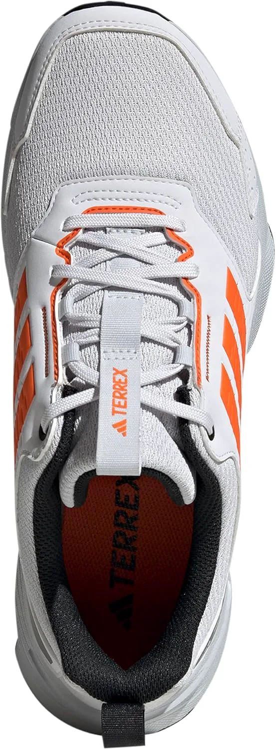 Мужские кроссовки Adidas Terrex Tracefinder для трейлраннинга, серый/оранжевый — фото 3