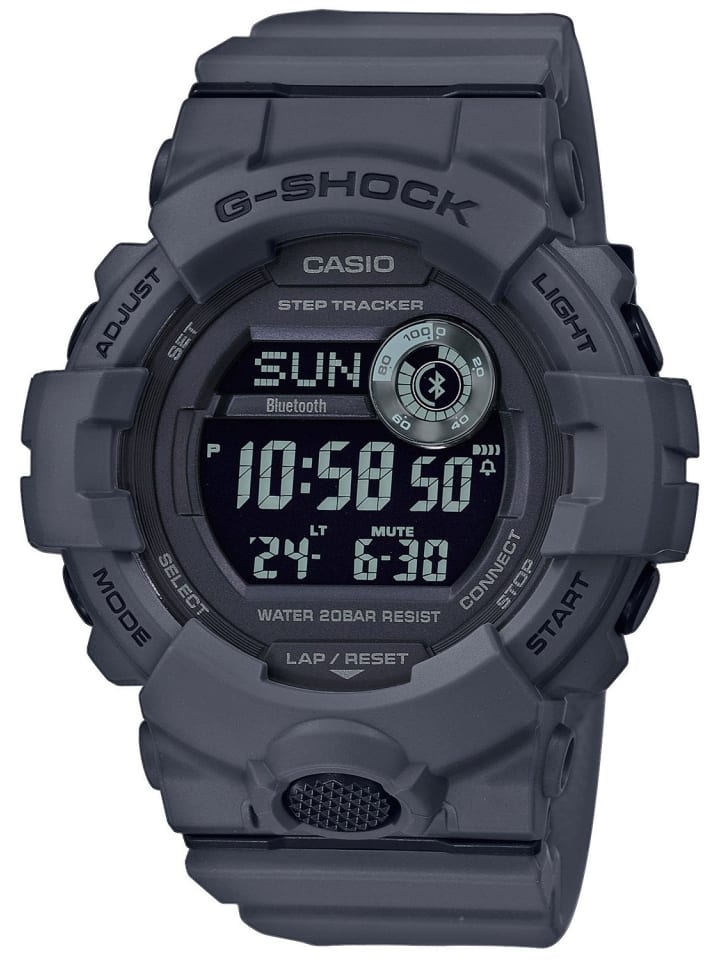 

Casio Мужские наручные часы G-Shock G-Squad с Bluetooth, черные/антрацитовые
