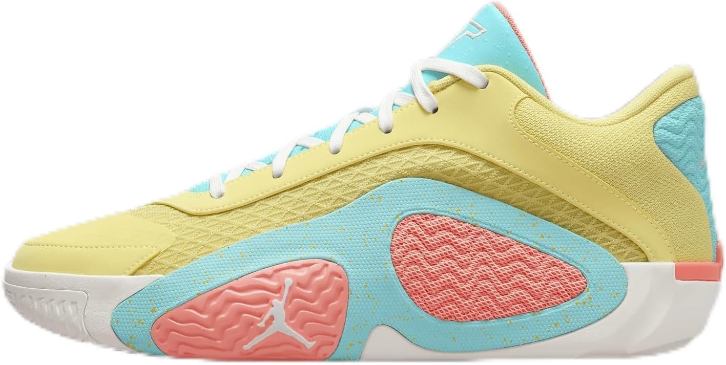 

Мужские баскетбольные кроссовки Nike Tatum 2 из денима, зеленый/розовый