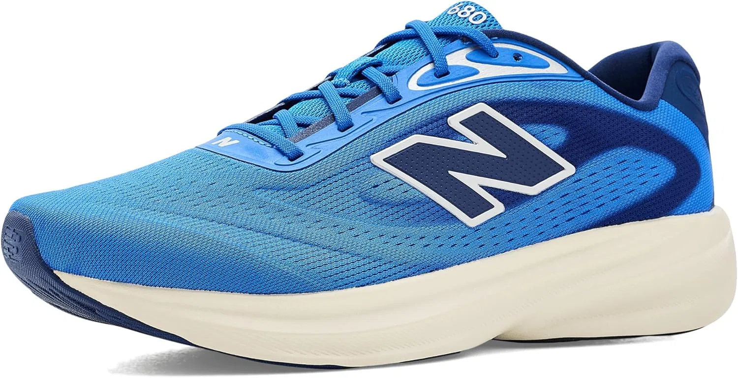 Женские беговые кроссовки New Balance W675 V2, Blue Bird Faded Black Silver Metallic