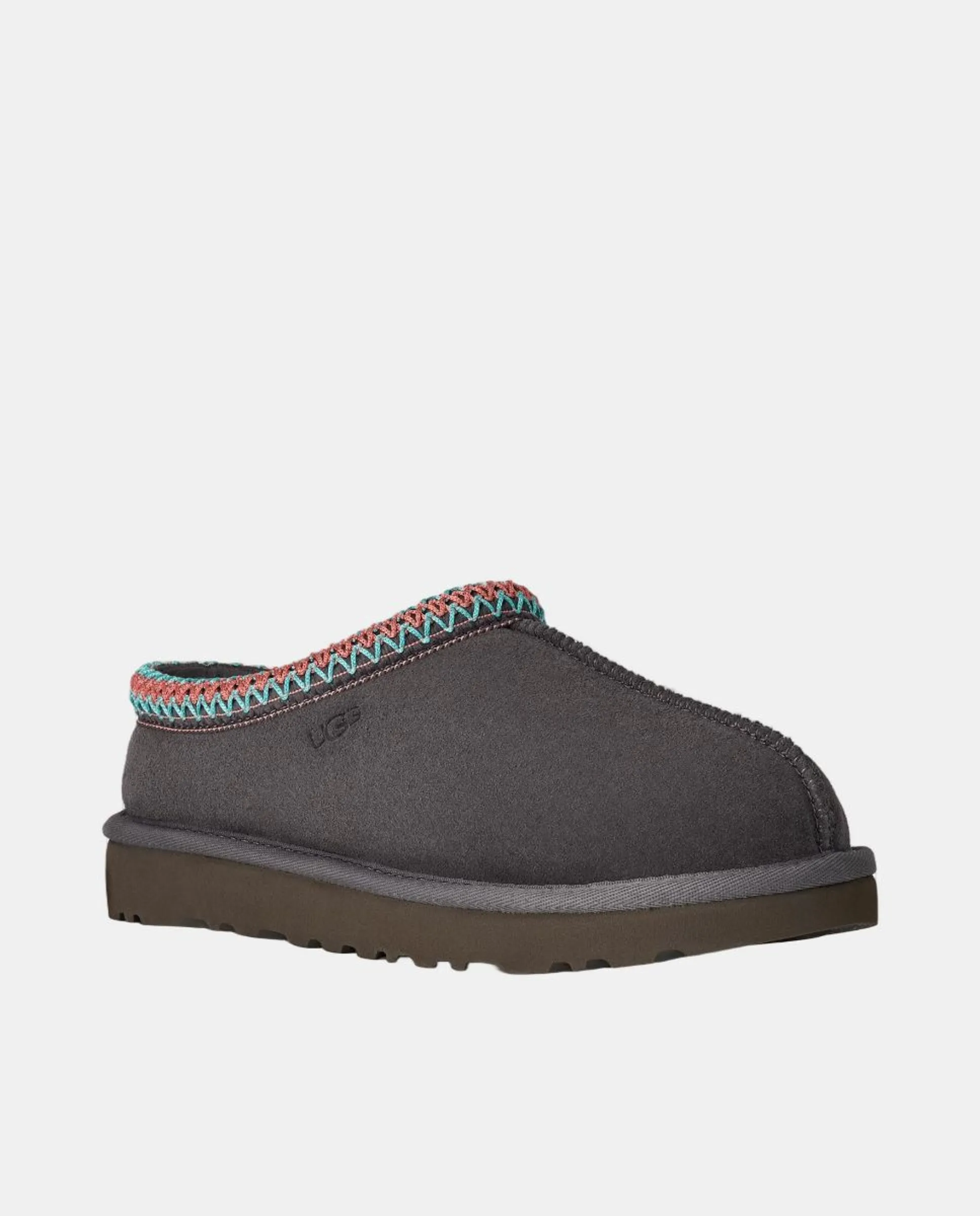Женский сабо TASMAN II из кожи с меховой подкладкой Ugg, серый — фото 2