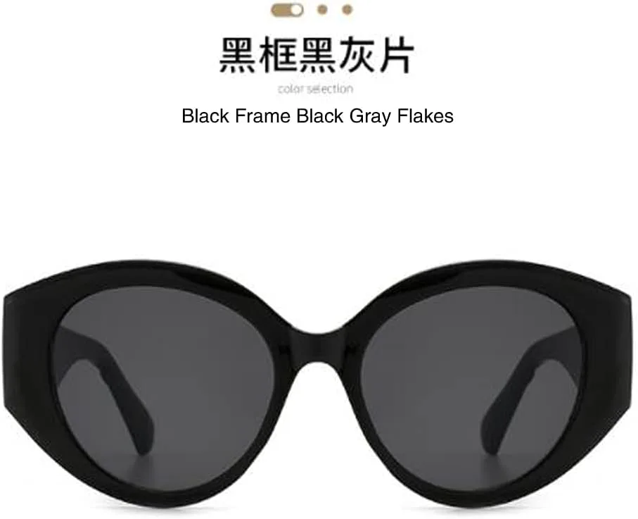 

Ретро круглые солнцезащитные очки с крупной оправой в виде жабы, с металлическими шарнирами, для мужчин и женщин, для защиты от солнца и путешествий Weloveushop, Gray