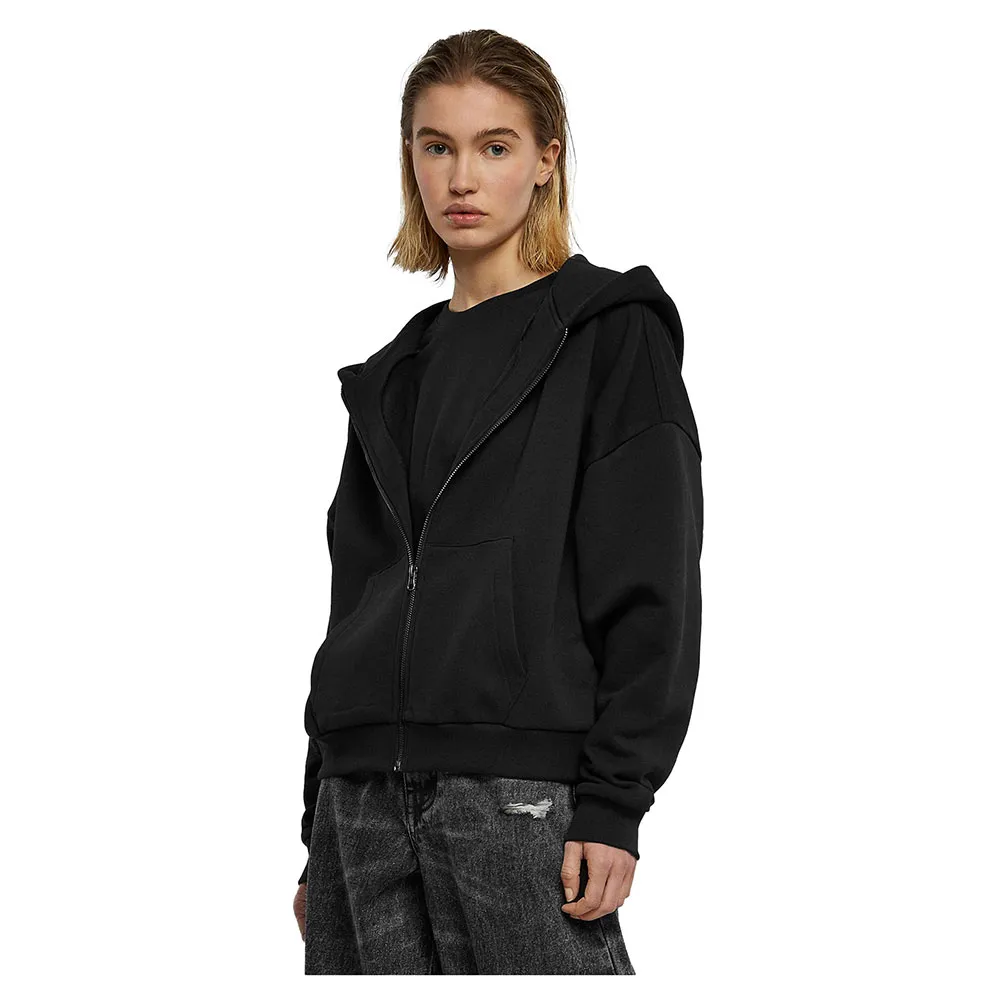 

Толстовка Urban Classics Boxy full zip, черный
