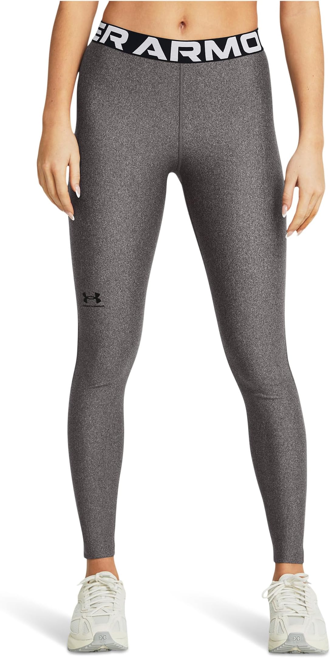 

Брюки Under Armour HeatGear Authentics Leggings, цвет Charcoal Light Heather/Black