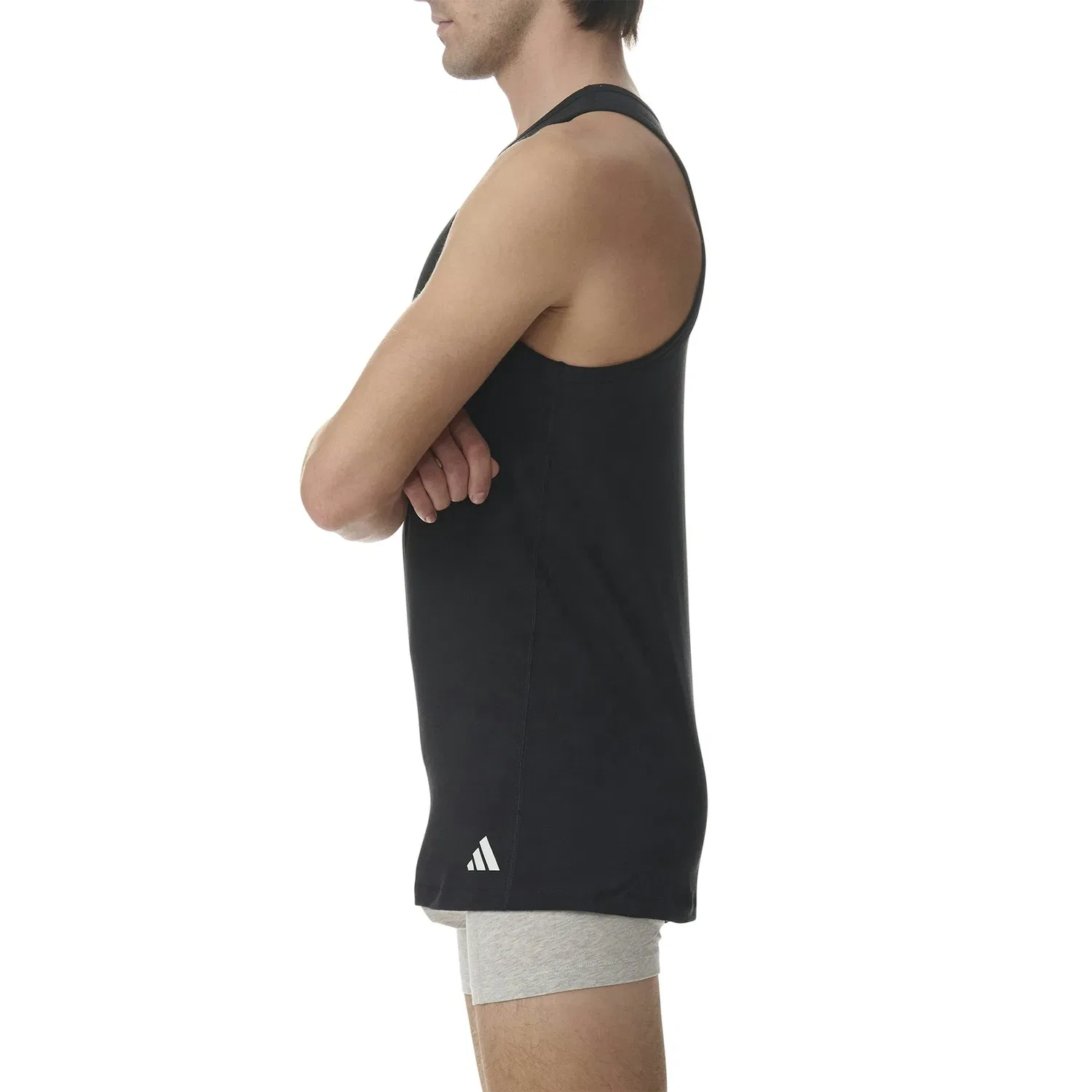 Майка 2er Pack Adidas, черный — фото 4