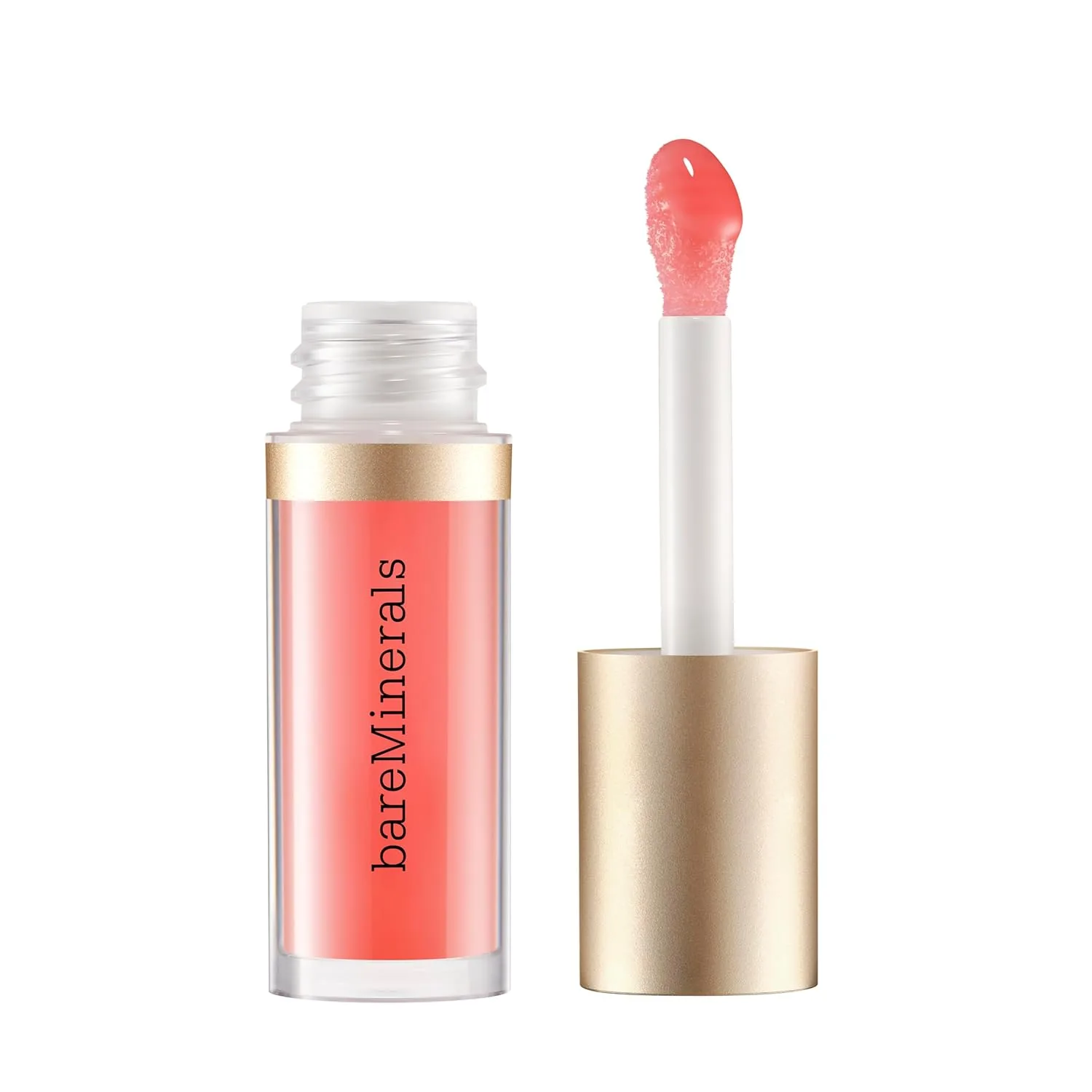 bareMinerals Питательное масло для губ, ультраувлажняющее, нелипкое и придающее блеск, чистая и веганская формула с 9 растительными маслами и гиалуроновой кислотой для мягких и гладких губ., Charm