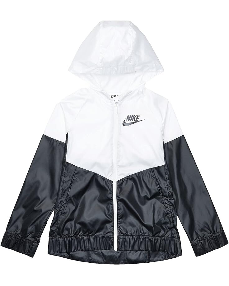 

Куртка Nike Kids Windrunner Jacket, цвет White/Black/Black