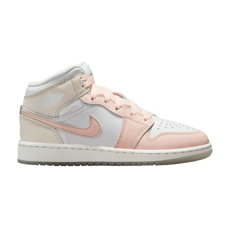 

Кроссовки Air Jordan Air Jordan 1 Mid GS 'Sail Guava Ice', белый