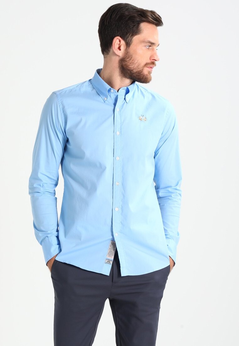 

Рубашка Long-Sleeved Shirt La Martina, цвет blue bell