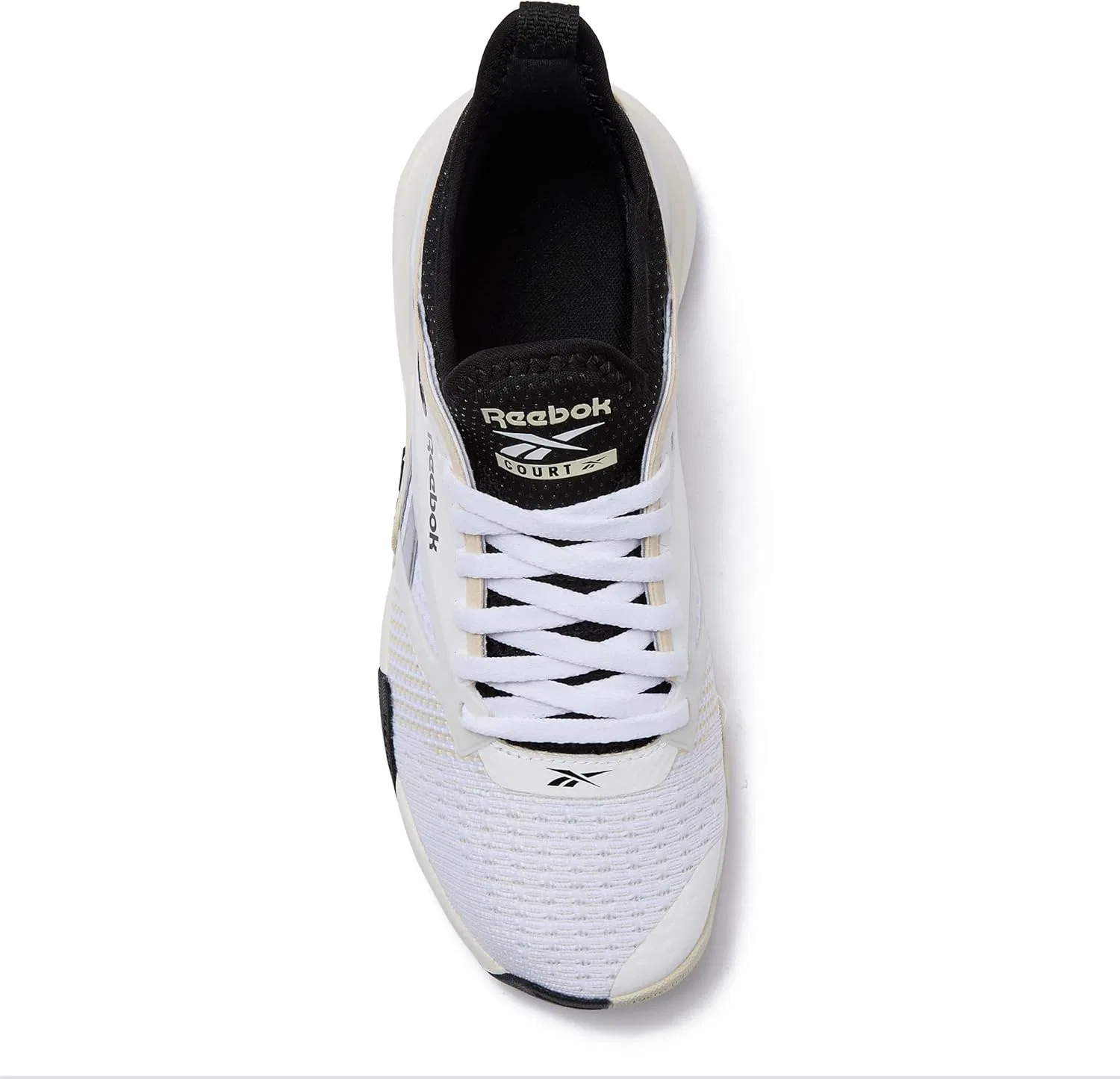 Кроссовки для корта Reebok Nano Court, Footwear White/Black/Silver Metallic — фото 4