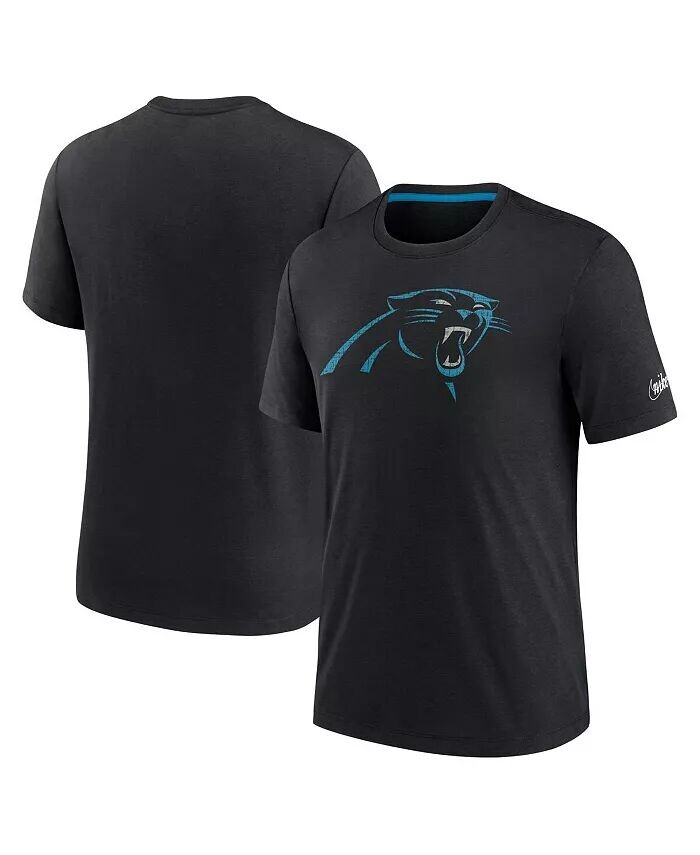 

Мужская черная футболка Carolina Panthers Playback Logo Tri-Blend Nike