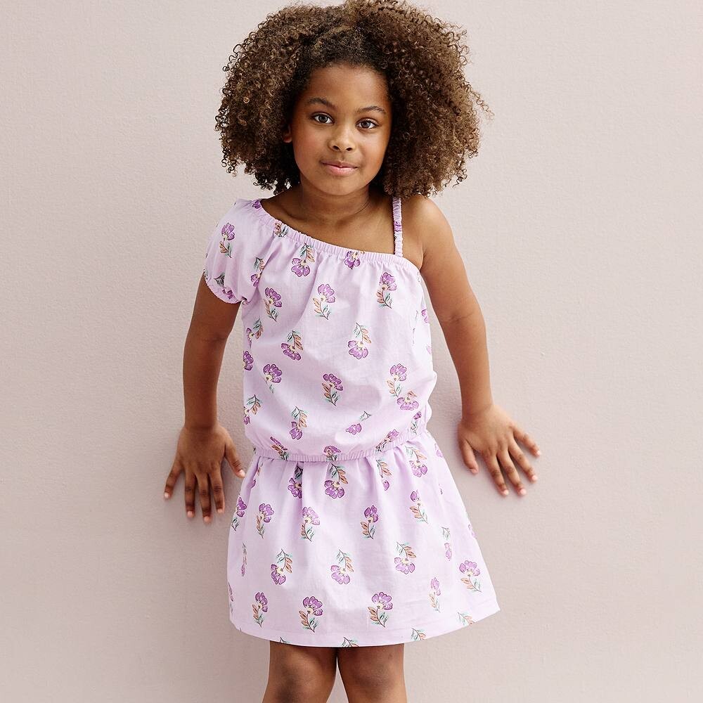 

Комплект из топа и юбки с цветочным принтом Carter's для девочек 4–8 лет из 2 предметов, фиолетовый