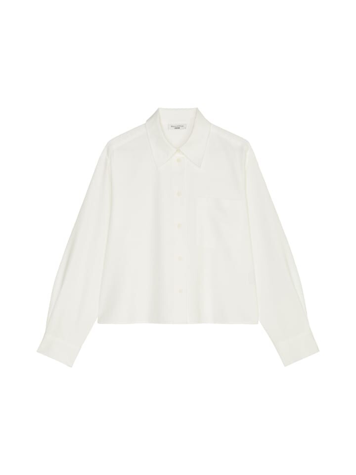 

Блуза Marc O'Polo DENIM Oxford-Bluse cropped, цвет Silky White