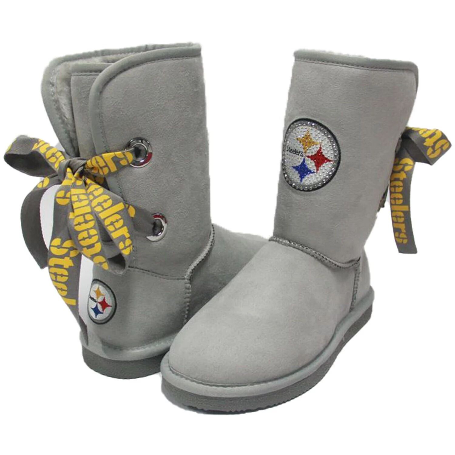 

Женские ботинки Cuce Pittsburgh Steelers Champion Ribbon Boots