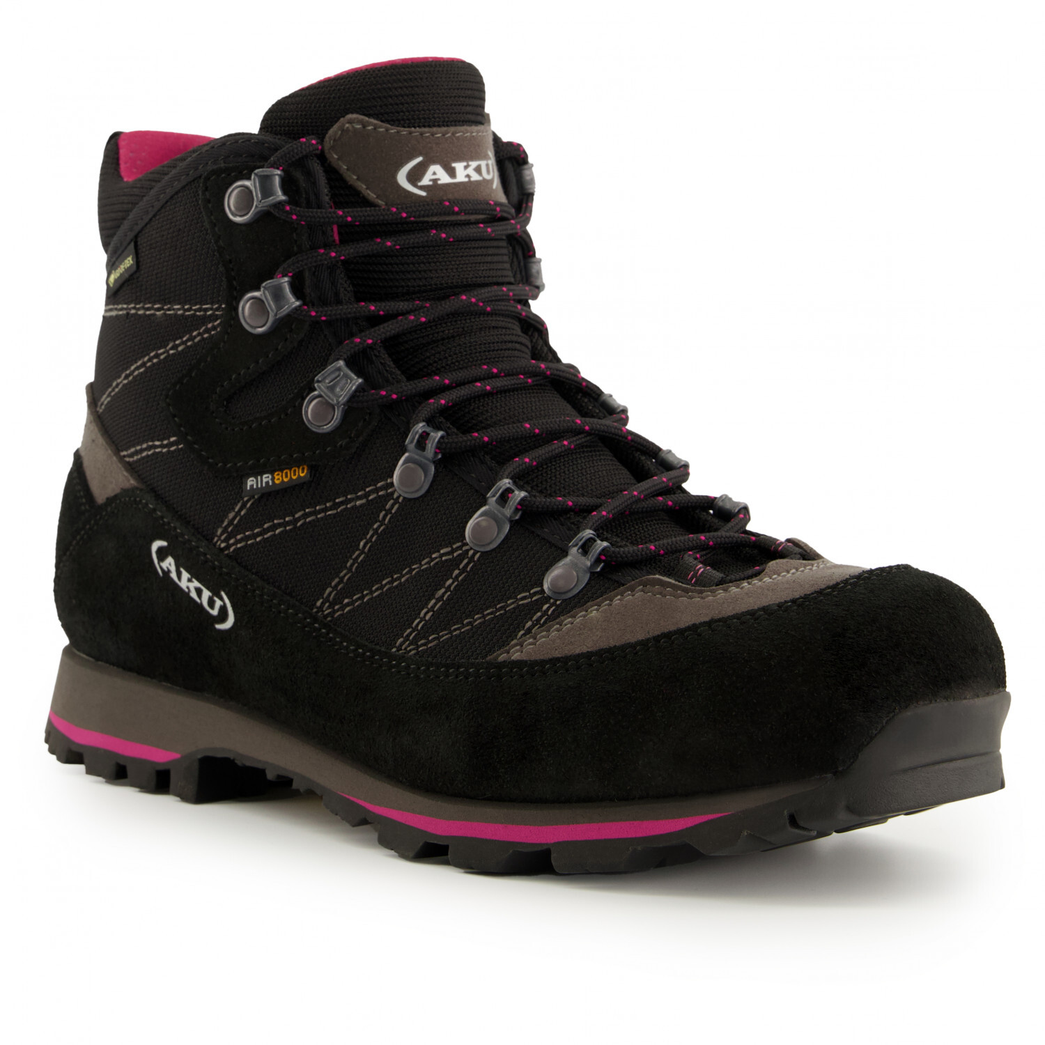 Ботинки для прогулки Aku Women's Trekker Lite III, цвет Black/Magenta — фото 2