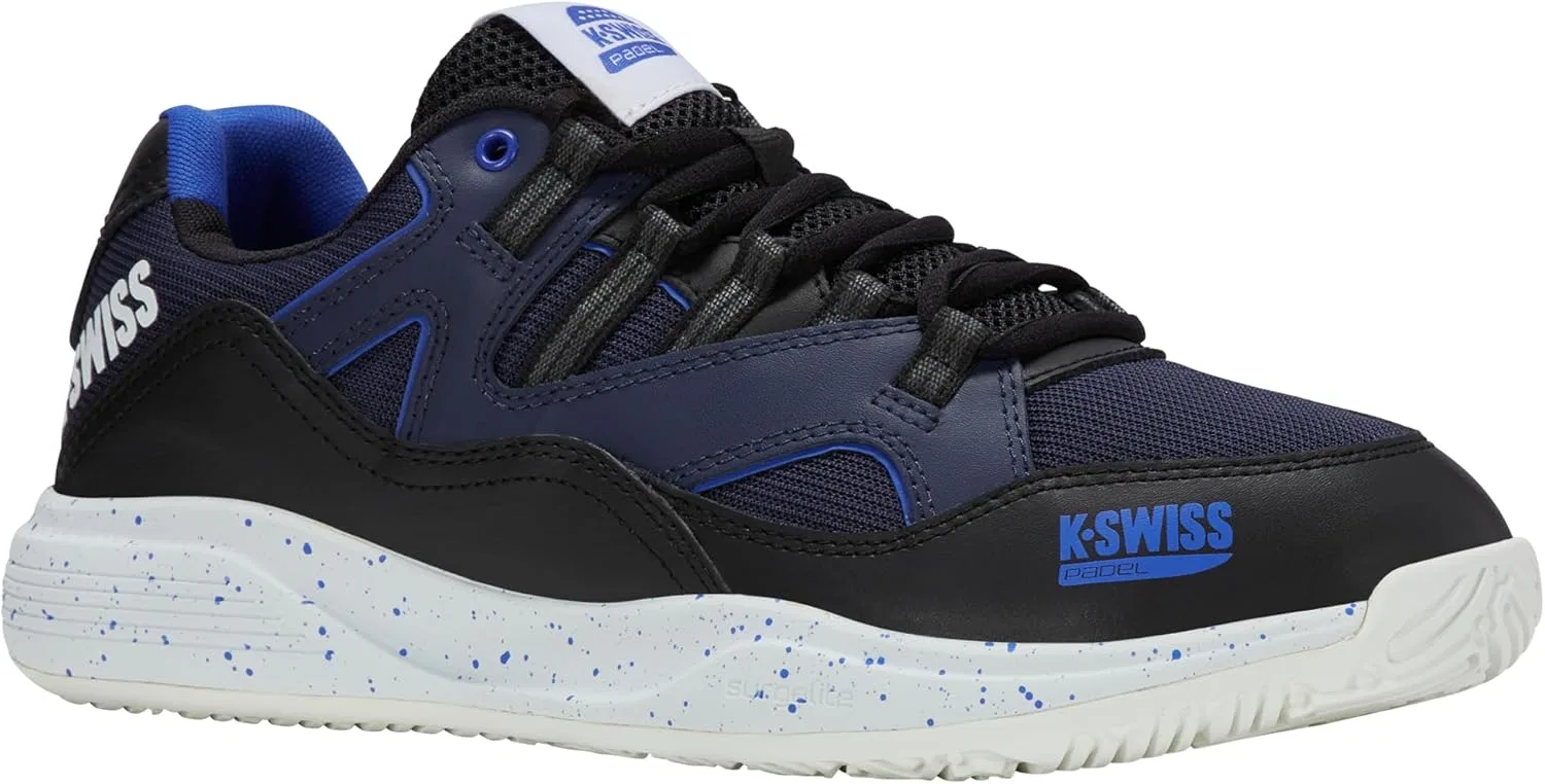 Мужские кроссовки для падела K-Swiss Tura Team, Black Naval Academy Dazzling Blue — фото 2