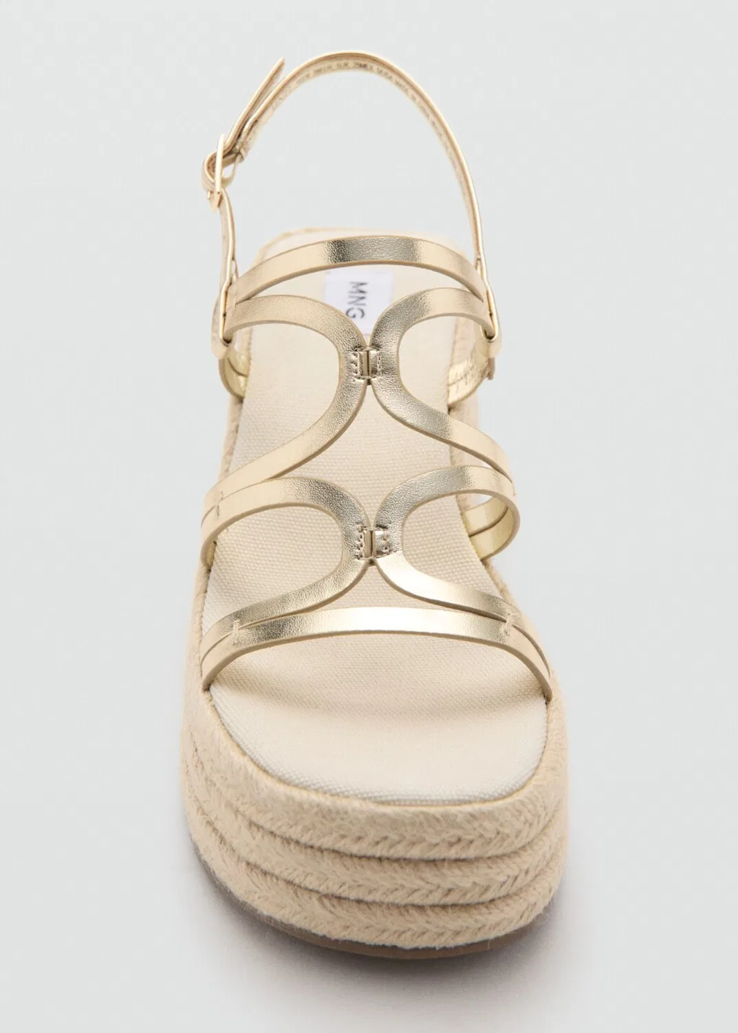 Сандалии 'Evora' Mango Teen, Gold — фото 4