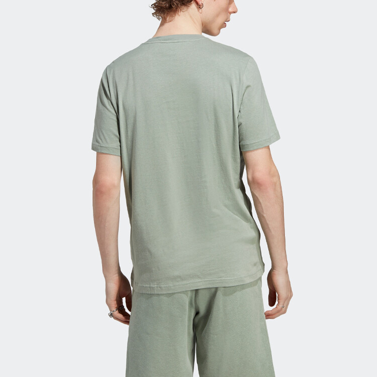 ESSENTIALS Футболка мужская пыльно-зеленая Adidas Originals, зеленый — фото 3