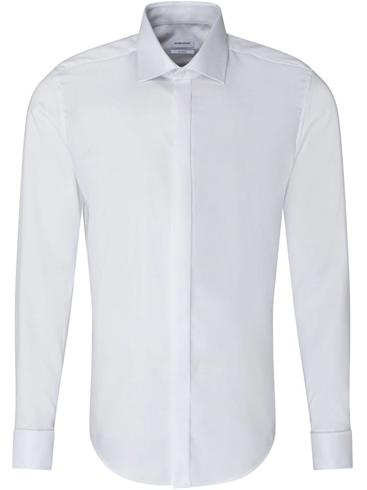 

Seidensticker Рубашка приталенного кроя, белого цвета