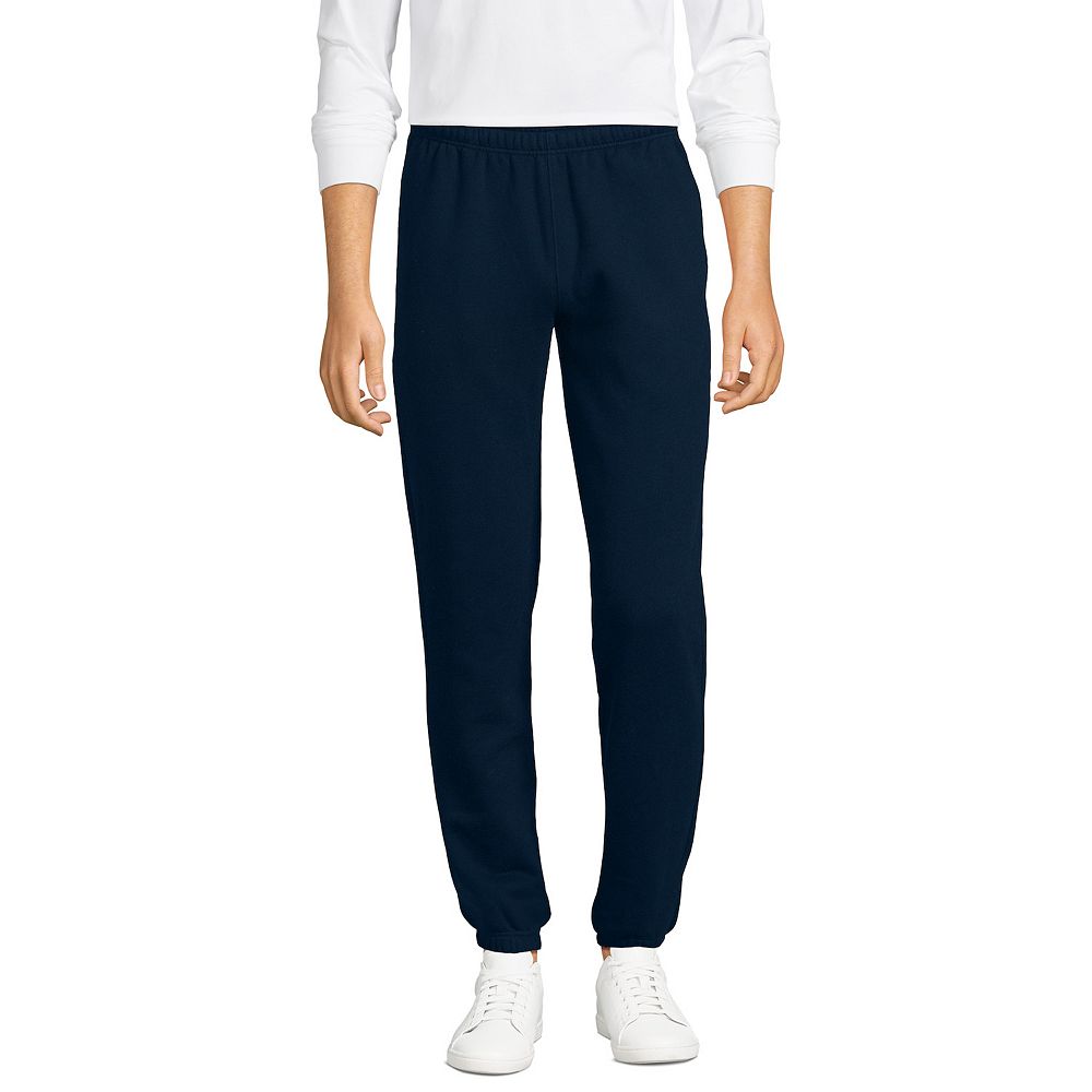 

Мужские спортивные штаны Lands' End Serious Sweatpants на шнурке, цвет Radiant Navy