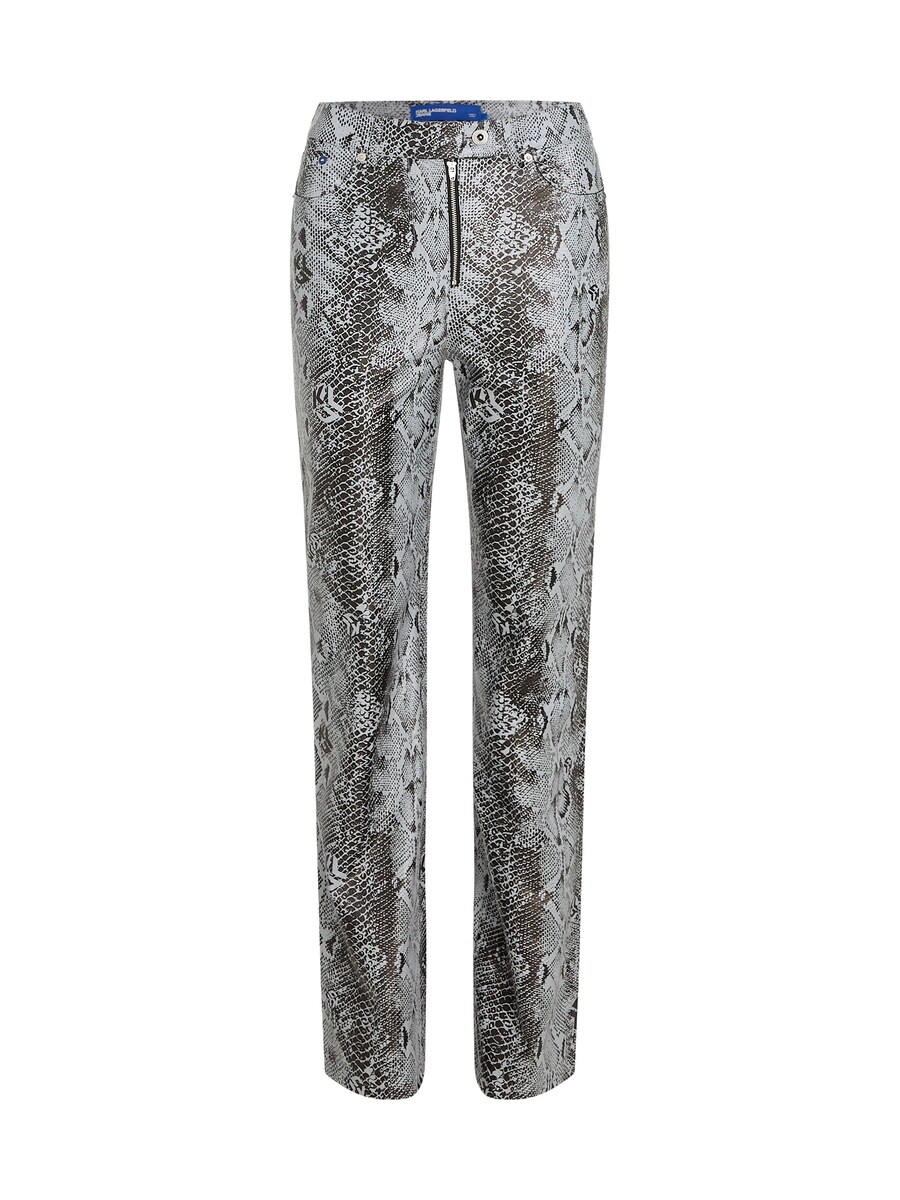 

Тканевые брюки KARL LAGERFELD JEANS Regular Pants Snake, серый