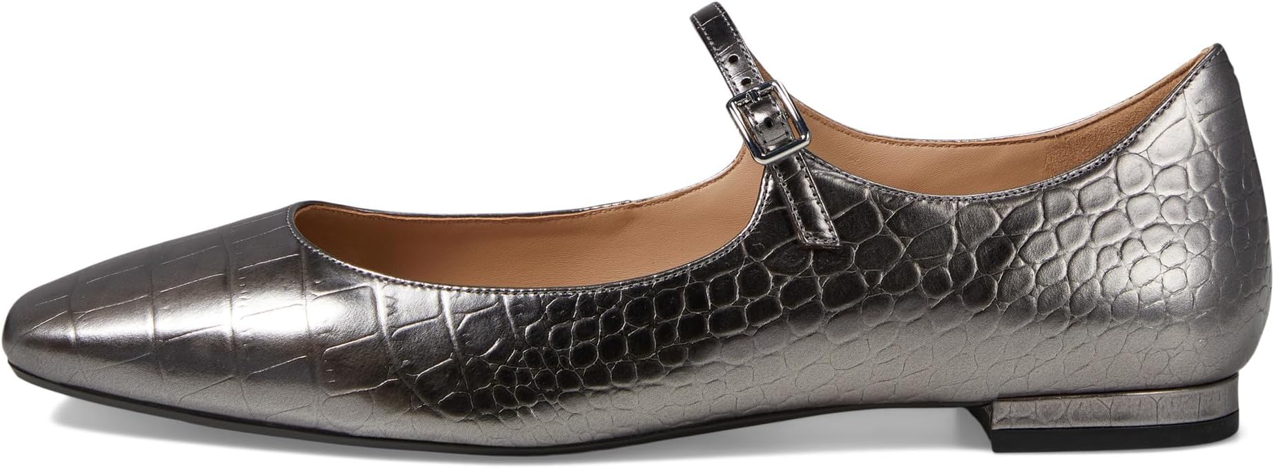 Балетки Cole Haan Bridge Mary Jane Ballet, цвет Dark Silver Croc Print — фото 4