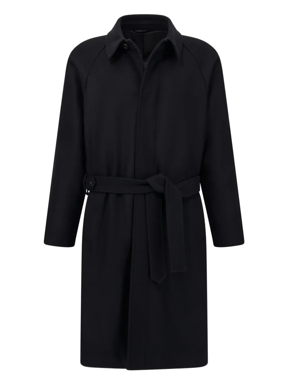 

Однобортное шерстяное пальто Boggi Milano, черный
