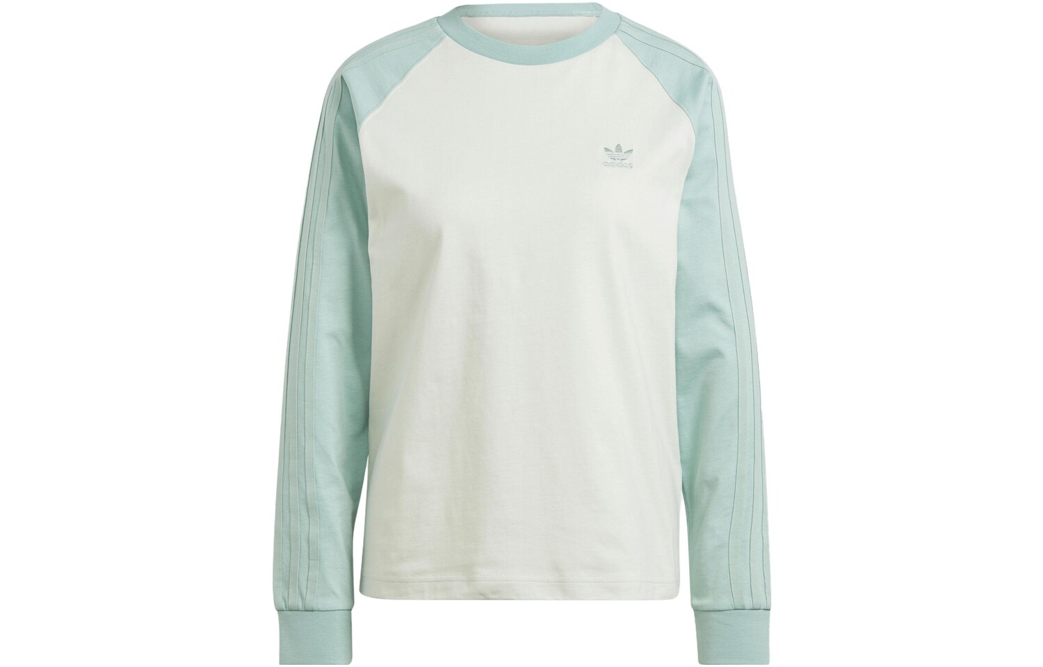 

Футболка женская льняная зеленая Adidas Originals