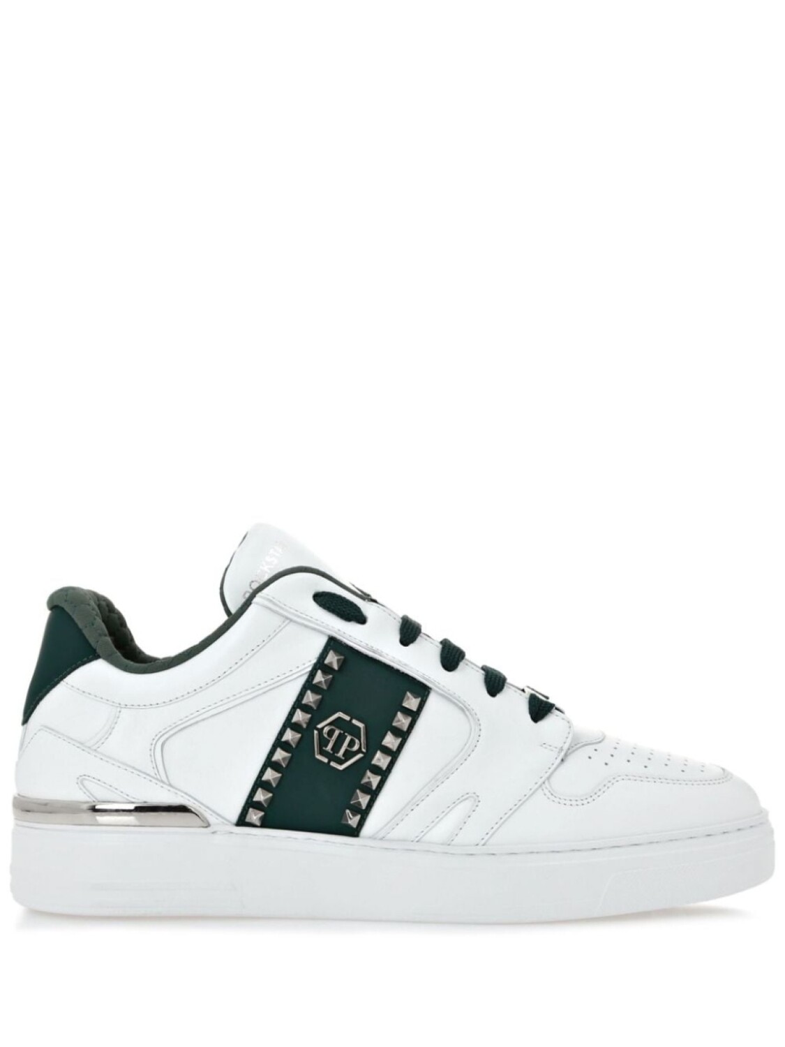 

Philipp Plein кроссовки с заклепками, белый