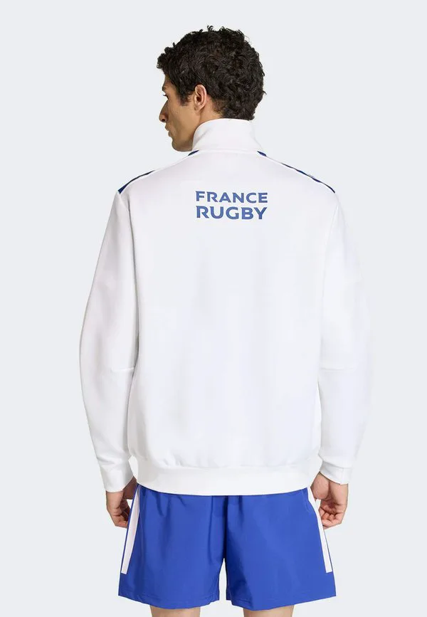 Тренировочная куртка с изображением гимна сборной франции по регби Adidas Performance, White — фото 2