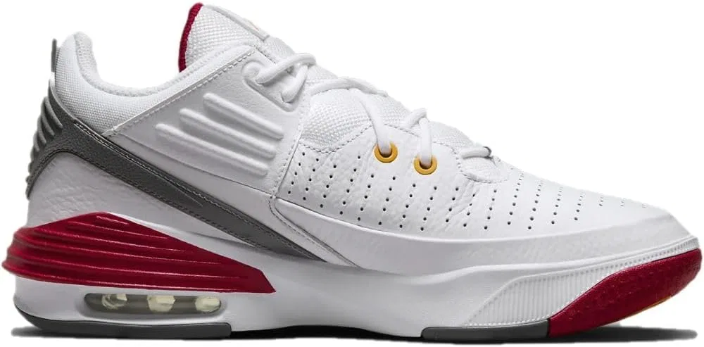 Мужские баскетбольные кроссовки Nike Jordan Max Aura 5, White Vivid Orange Cardina — фото 2