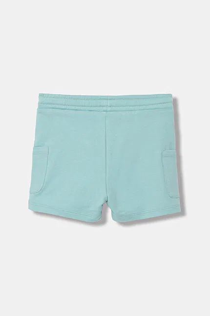 Шорты спортивные детские Bawełniane United Colors of Benetton, бирюзовый — фото 2