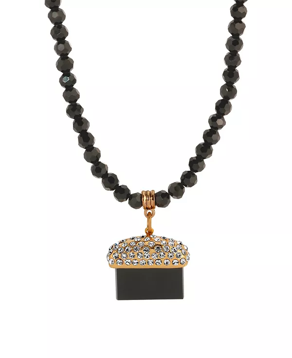 

Ожерелье из черного оникса 2028, black