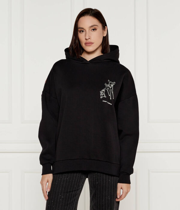 

Джемпер Бэмби Desigual x Дисней Oversize fit Desigual, черный