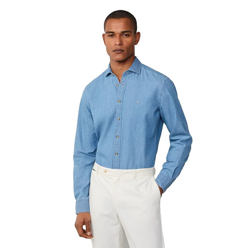 

Рубашка Hackett Indigo Dobby, синий