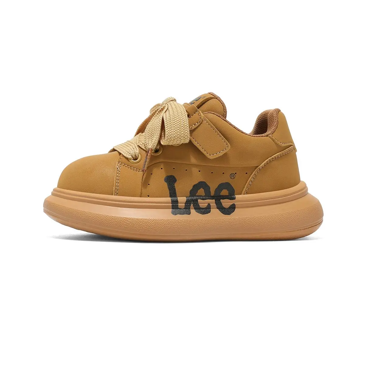 

Lee Антиударные, устойчивые к истиранию и дышащие низкие детские уличные кроссовки yellow kids'