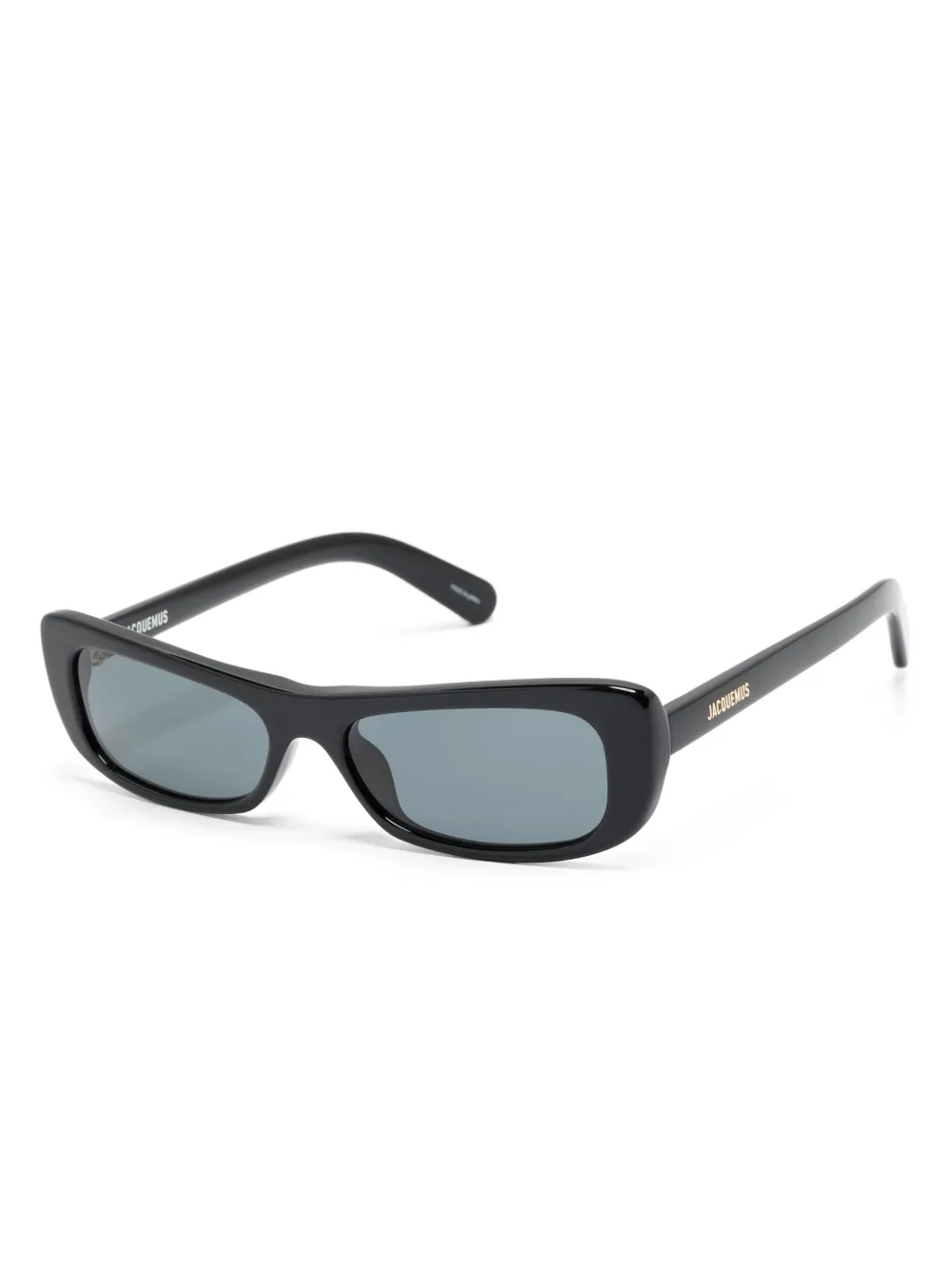 Солнцезащитные очки Les Lunettes Capri в прямоугольной оправе JACQUEMUS, черный — фото 2